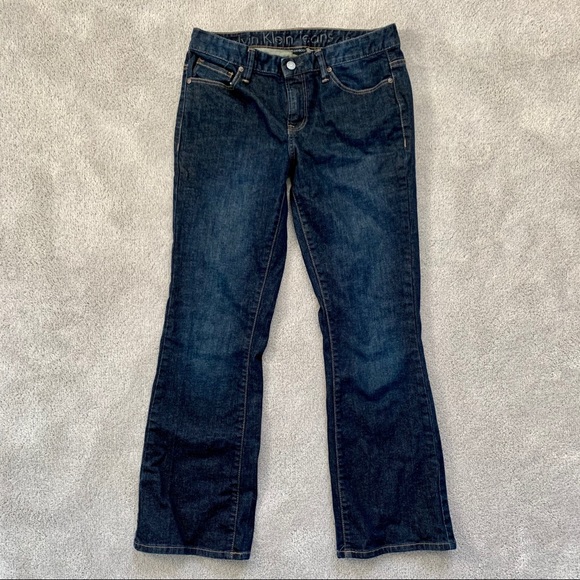 Calvin Klein Lean Bootcut Jeans - Picture 1 of 11
